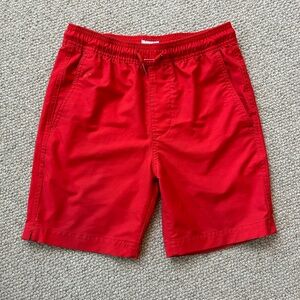 Red Casual Shorts